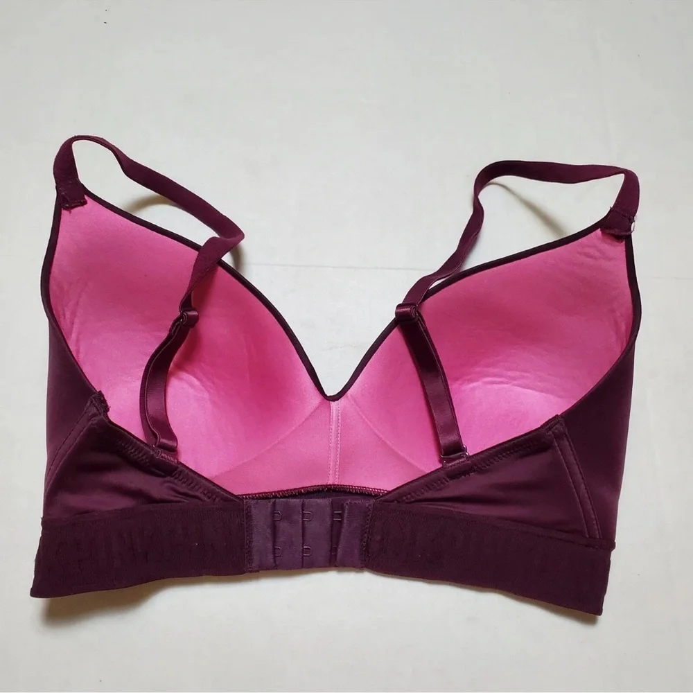 PINK Victoria’s Secret Wear Everywhere Wireless Lightly Lined Bra Purple 36D